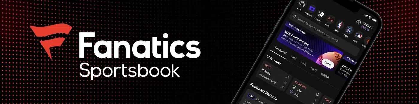 Fanatics Sportsbook desktop banner